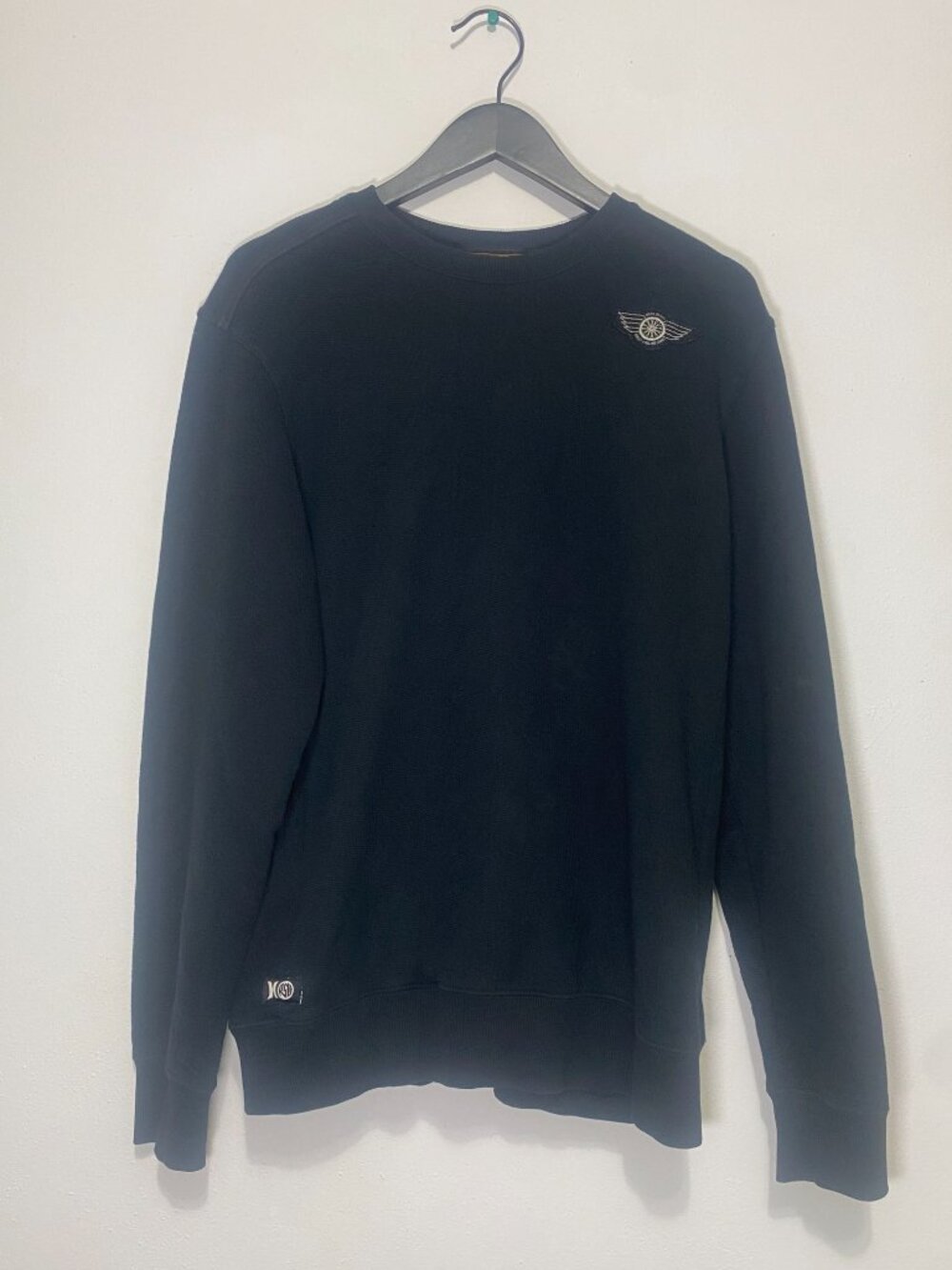 Hurley x Roland Sands Moto Beach Black Crewneck Sweatshirt M